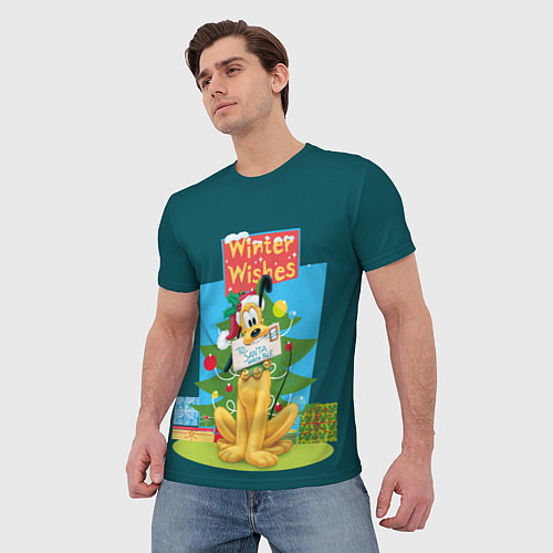 Мужская футболка Winter Wishes / 3D-принт – фото 3