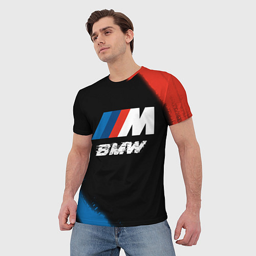 Мужская футболка BMW BMW - Яркий / 3D-принт – фото 3