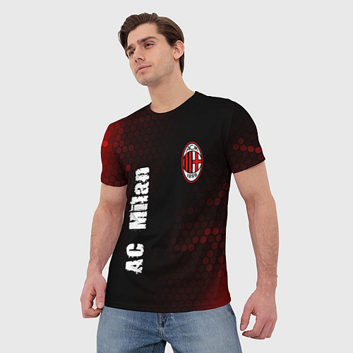 Мужская футболка AC MILAN AC Milan Графика / 3D-принт – фото 3