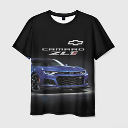 Футболка мужская Chevrolet Camaro ZL1 Motorsport, цвет: 3D-принт