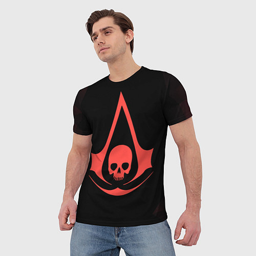 Мужская футболка Assassins creed ubisoft / 3D-принт – фото 3