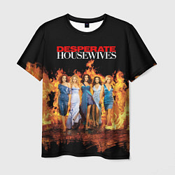 Футболка мужская Desperate Housewives в огне, цвет: 3D-принт