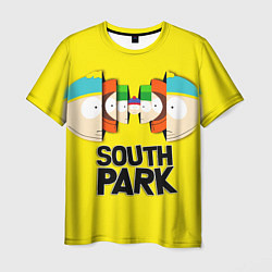 Футболка мужская South Park - Южный парк персонажи, цвет: 3D-принт