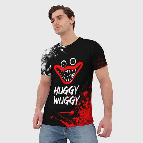 Мужская футболка Хагги Вагги Брызги / 3D-принт – фото 3