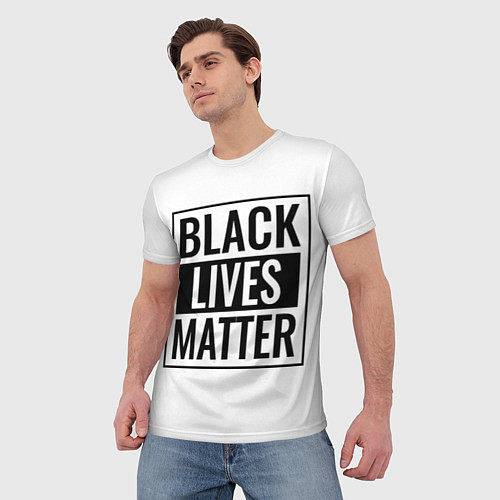 Мужская футболка Black Lives Matters / 3D-принт – фото 3