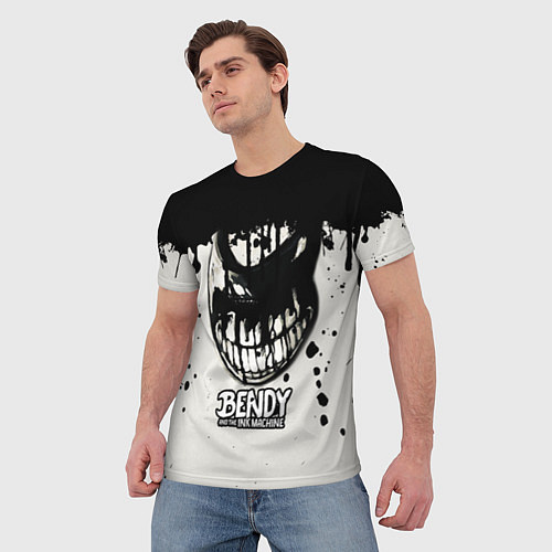 Мужская футболка Bendy And The Ink Machine чернила / 3D-принт – фото 3