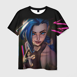 Футболка мужская Jinx - Джинкс Паудер, цвет: 3D-принт