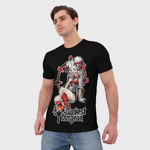 Мужская футболка Darkest Dungeon - Crimson Court / 3D-принт – фото 3