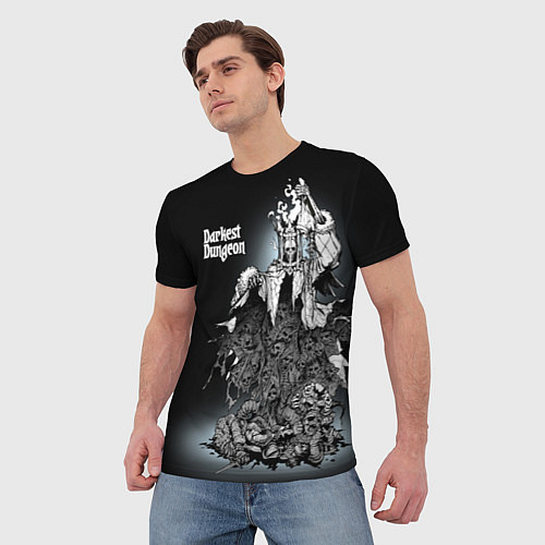Мужская футболка Darkest Dungeon: skulls / 3D-принт – фото 3