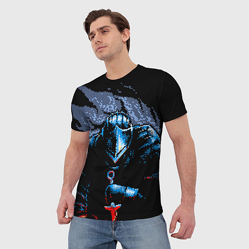 Мужская футболка Dark SOULS 8 BIT / 3D-принт – фото 3