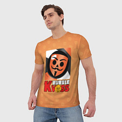 Футболка мужская Bubble kvass, цвет: 3D-принт — фото 2