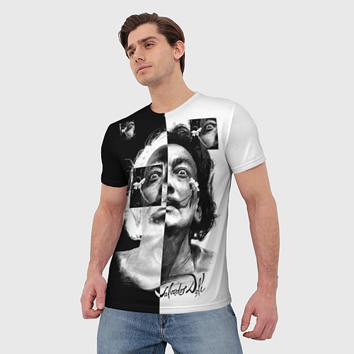 Мужская футболка Salvador Dali - Сальвадор Дали / 3D-принт – фото 3