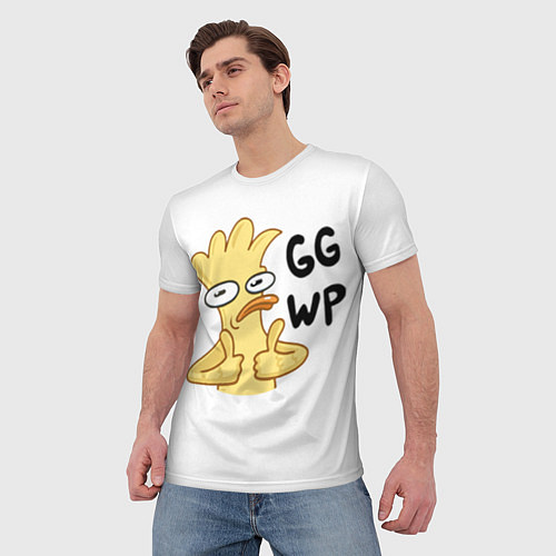 Мужская футболка Утка GG WP / 3D-принт – фото 3