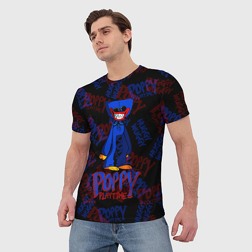 Мужская футболка Poppy Playtime ХАГГИ ВАГГИ / 3D-принт – фото 3