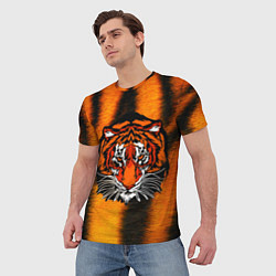 Футболка мужская Tiger Head-, цвет: 3D-принт — фото 2