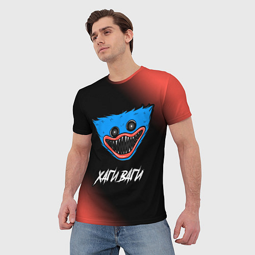 Мужская футболка ХАГИ ВАГИ - Градиент / 3D-принт – фото 3