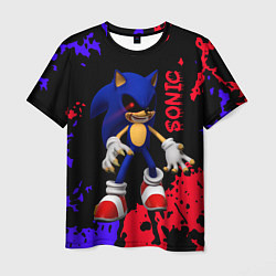 Футболка мужская Соник екзе Sonic exe, цвет: 3D-принт