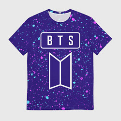 Футболка мужская БТС Краски, цвет: 3D-принт