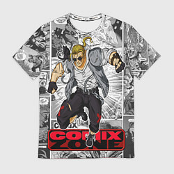 Футболка мужская Gray comix, цвет: 3D-принт
