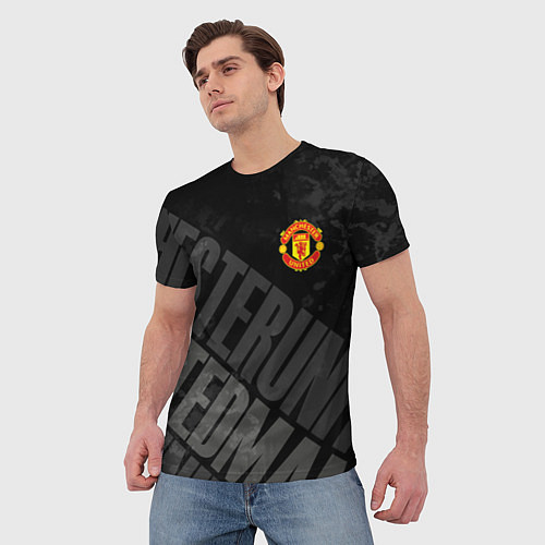 Мужская футболка Manchester United , Манчестер Юнайтед / 3D-принт – фото 3