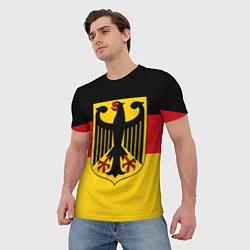 Футболка мужская Германия - Germany, цвет: 3D-принт — фото 2