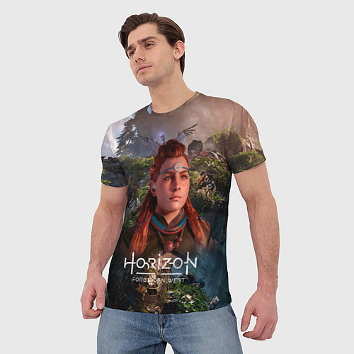 Мужская футболка Horizon Forbidden West Элой / 3D-принт – фото 3