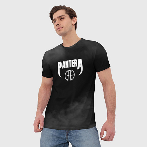 Мужская футболка Pantera - Облака / 3D-принт – фото 3