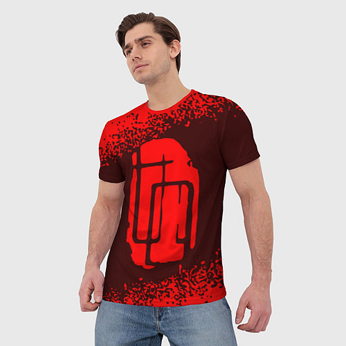 Мужская футболка NARAKA BLADEPOINT Distorted / 3D-принт – фото 3
