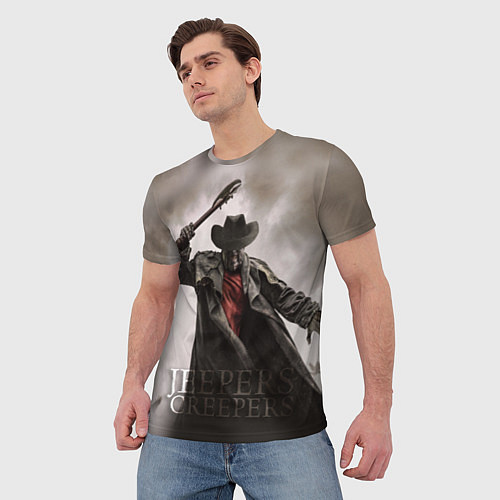 Мужская футболка Джиперс криперс 3д / 3D-принт – фото 3