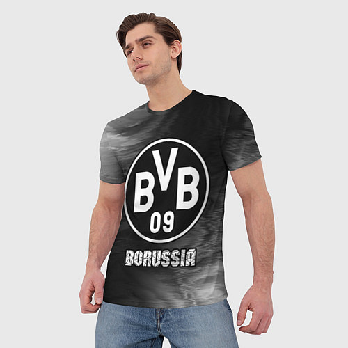Мужская футболка БОРУССИЯ Borussia Art / 3D-принт – фото 3
