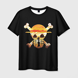 Футболка мужская One Piece череп, цвет: 3D-принт