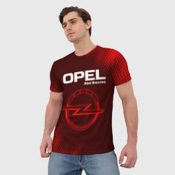 Футболка мужская OPEL Pro Racing - Абстракция, цвет: 3D-принт — фото 2
