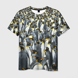 Футболка мужская Пингвины Penguins, цвет: 3D-принт