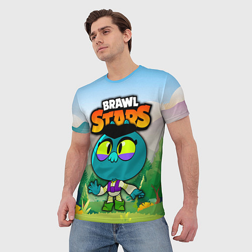 Мужская футболка ЕВА EVE Brawl Stars / 3D-принт – фото 3