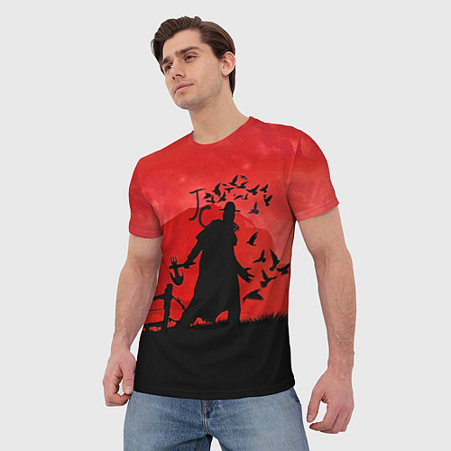Мужская футболка Red JC / 3D-принт – фото 3