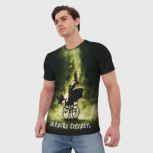 Мужская футболка Poster Jeepers Creepers / 3D-принт – фото 3