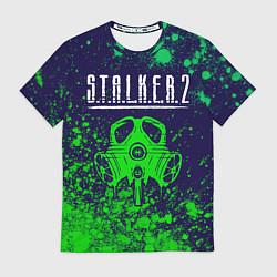 Футболка мужская S T A L K E R 2 Краска, цвет: 3D-принт