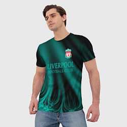 Футболка мужская Liverpool спорт, цвет: 3D-принт — фото 2