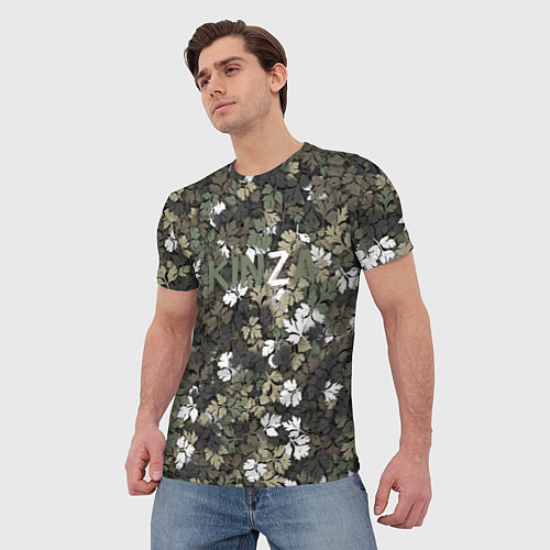 Мужская футболка KINZA камуфляж / 3D-принт – фото 3
