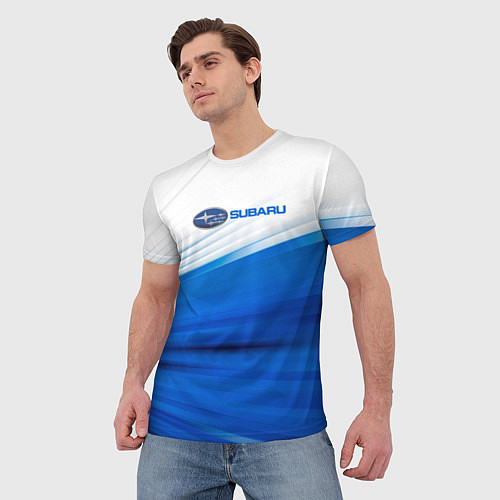 Мужская футболка Subaru субару sport / 3D-принт – фото 3