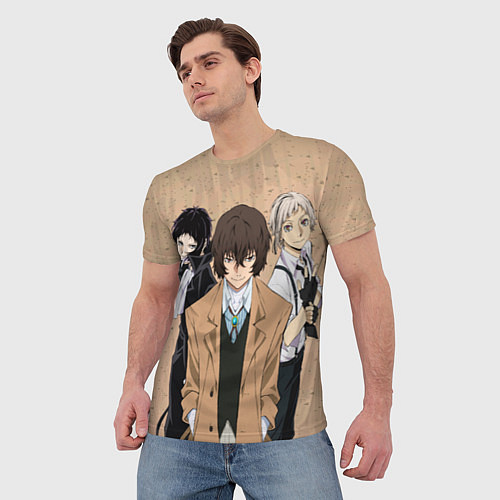 Мужская футболка Великий из бродячих псов, Дазай Осаму, Ацуши Накад / 3D-принт – фото 3
