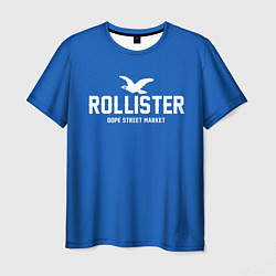 Футболка мужская Узор Blue Rollister Dope Street Market, цвет: 3D-принт