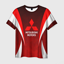 Футболка мужская MITSHUBISHI RED CAMO, цвет: 3D-принт