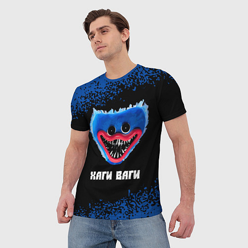 Мужская футболка ХАГИ ВАГИ - Краска / 3D-принт – фото 3