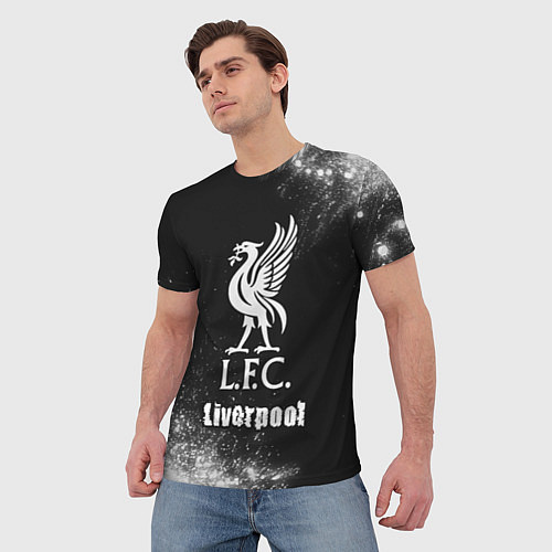Мужская футболка ЛИВЕРПУЛЬ Liverpool Арт / 3D-принт – фото 3