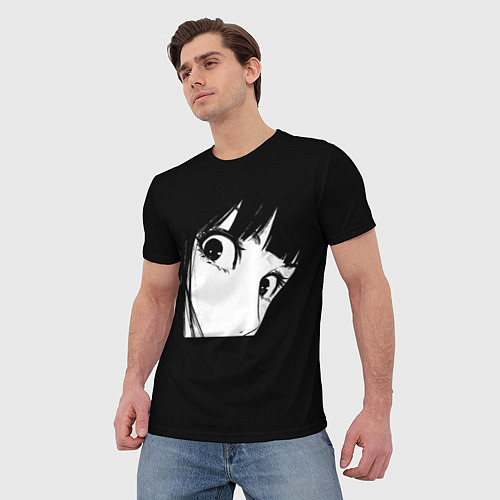 Мужская футболка Аниме Персонаж Взгляд / 3D-принт – фото 3