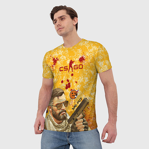 Мужская футболка CS GO BAD GUY / 3D-принт – фото 3