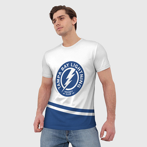 Мужская футболка Tampa Bay Lightning NHL / 3D-принт – фото 3