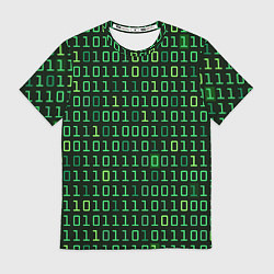 Футболка мужская Двоичный Код Binary Code, цвет: 3D-принт