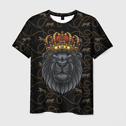 Футболка мужская Король лев Black, цвет: 3D-принт